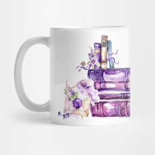 Unleash Your Love for Purple Books Mug